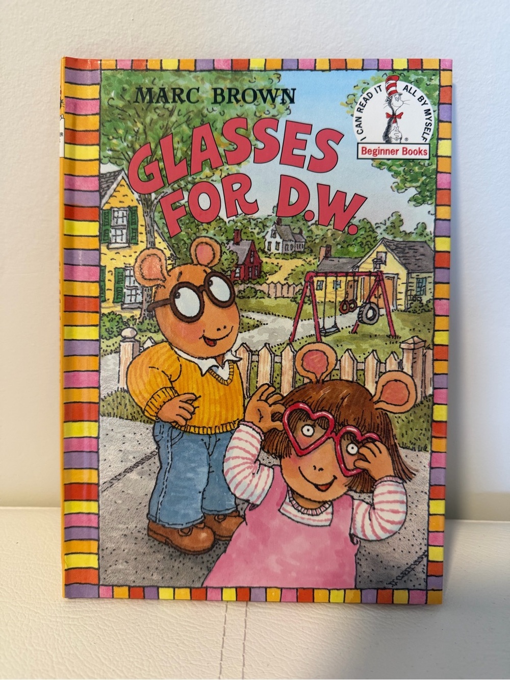 Marc Brown Glasses for D.W. Arthur Hardcover Book 1996 Grolier Edition